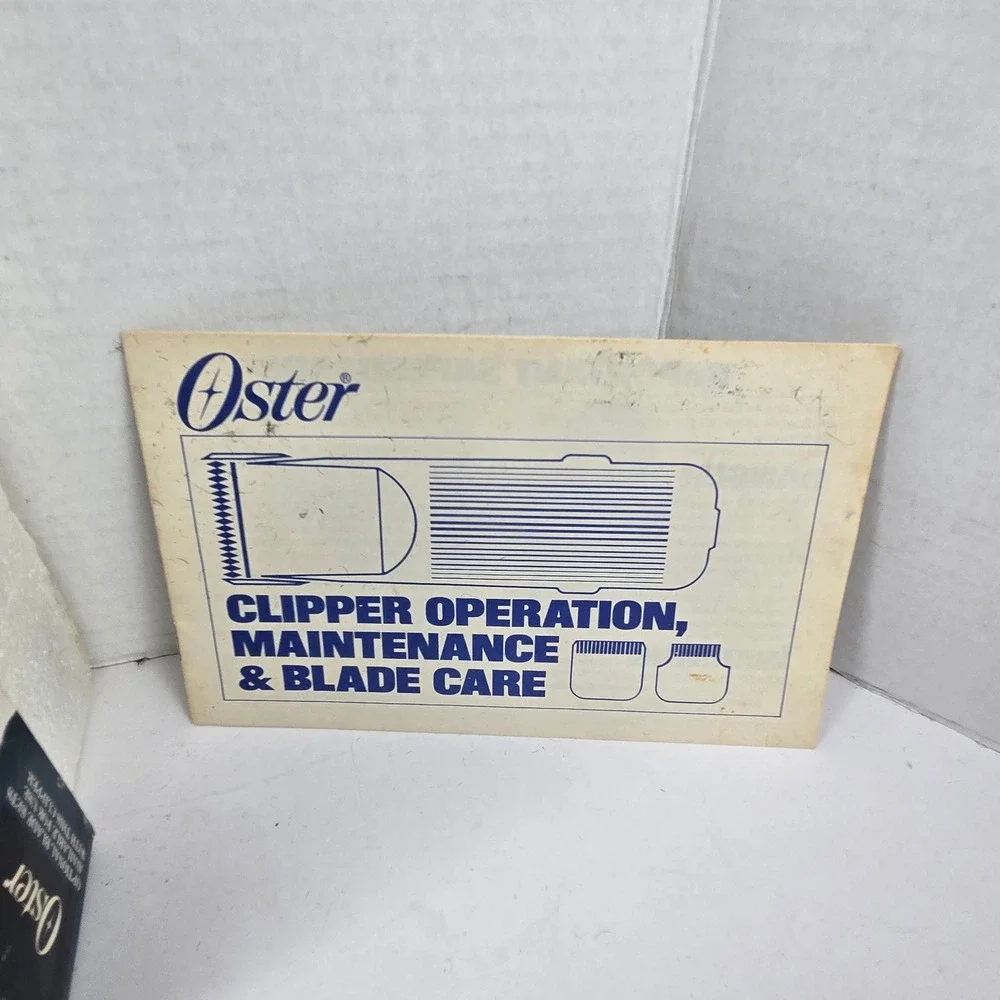 Vtg Oster Golden A5 Animal Clipper Professional Electric Dog Grooming + Extras